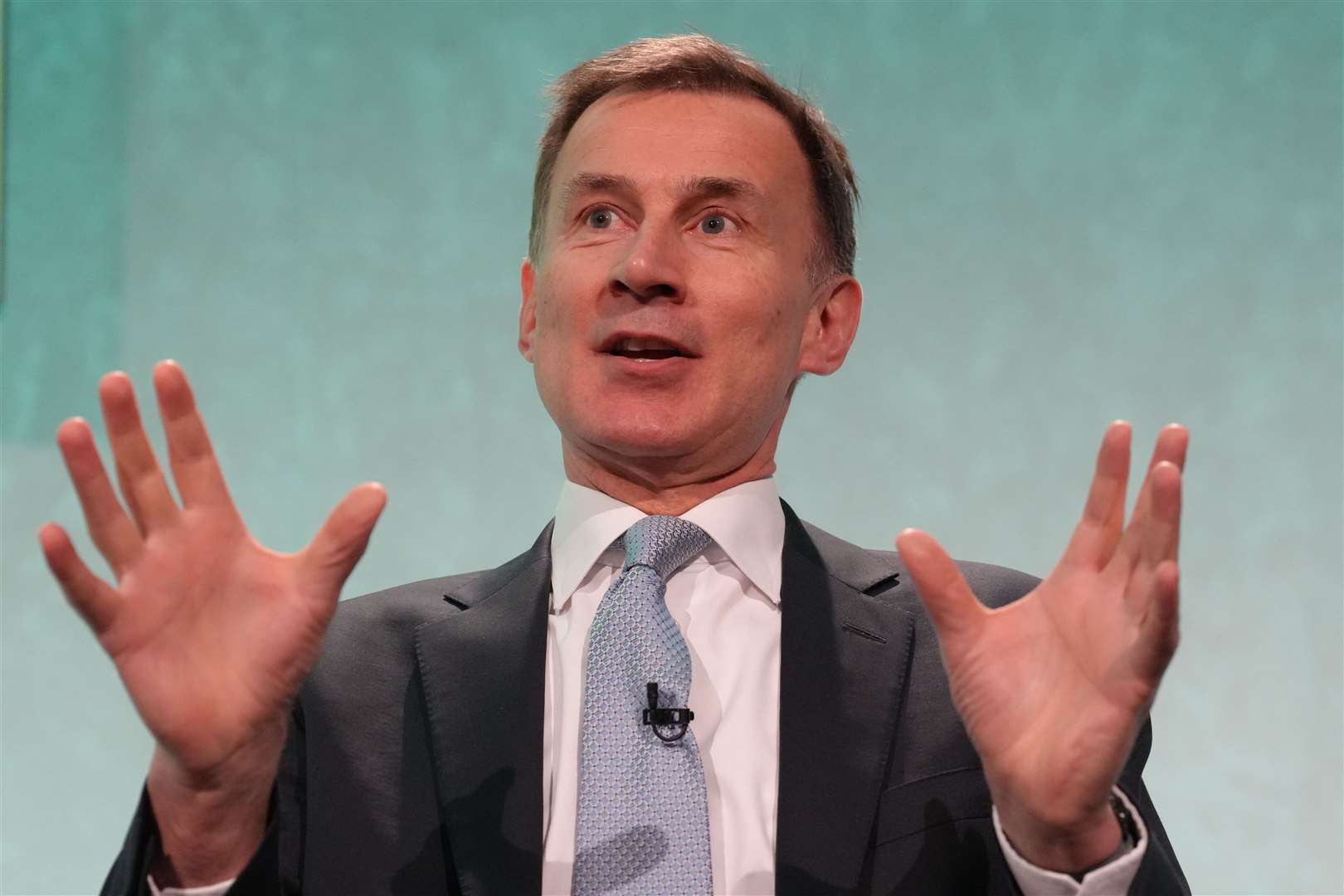 Chancellor Jeremy Hunt trailed the Prime Minister on 38% (Maja Smiejkowska/PA)