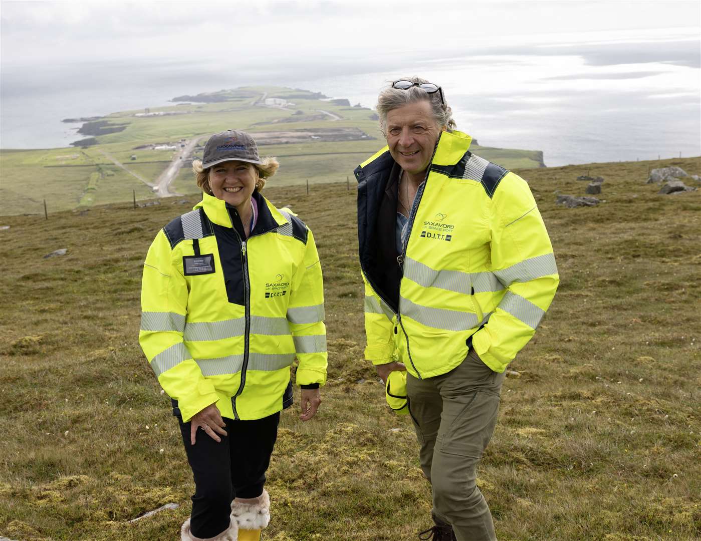 Debbie Strang and Frank Strang, owners of SaxaVord Spaceport (SaxaVord/PA)