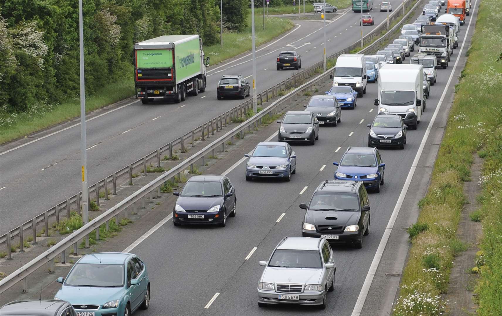 We travelled a section of the A229 to find out where the hazardous points are Picture: Tony Flashman