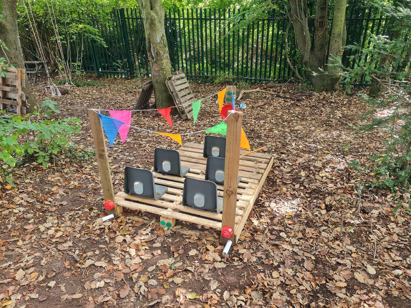 General view of part of the forest school. Picture: Green Park Community Primary School