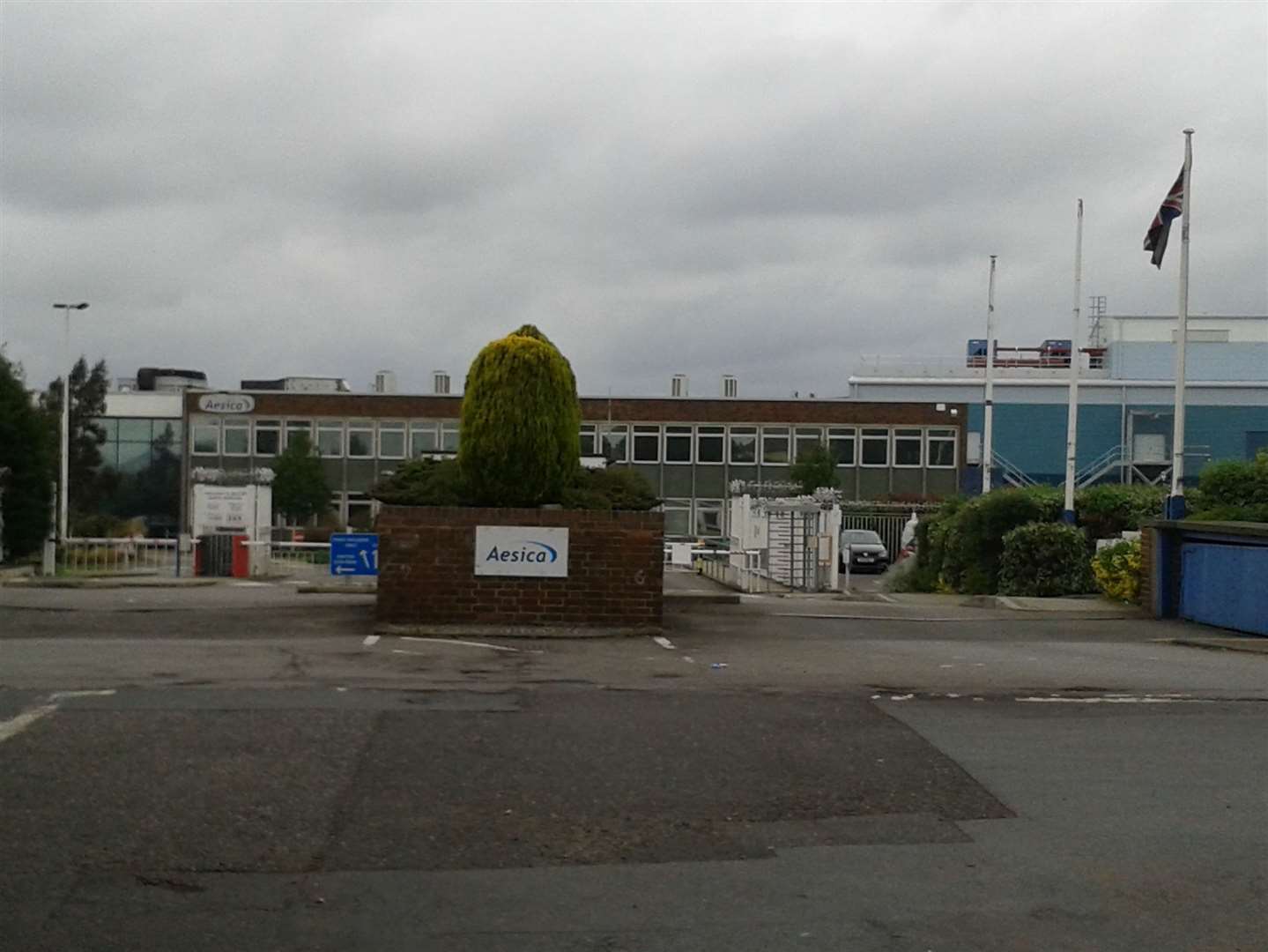 The former Aesica site in Queenborough, which is now run by Recipharm