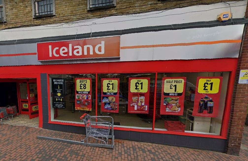 Iceland, Sittingbourne High Street. Picture: Google Maps