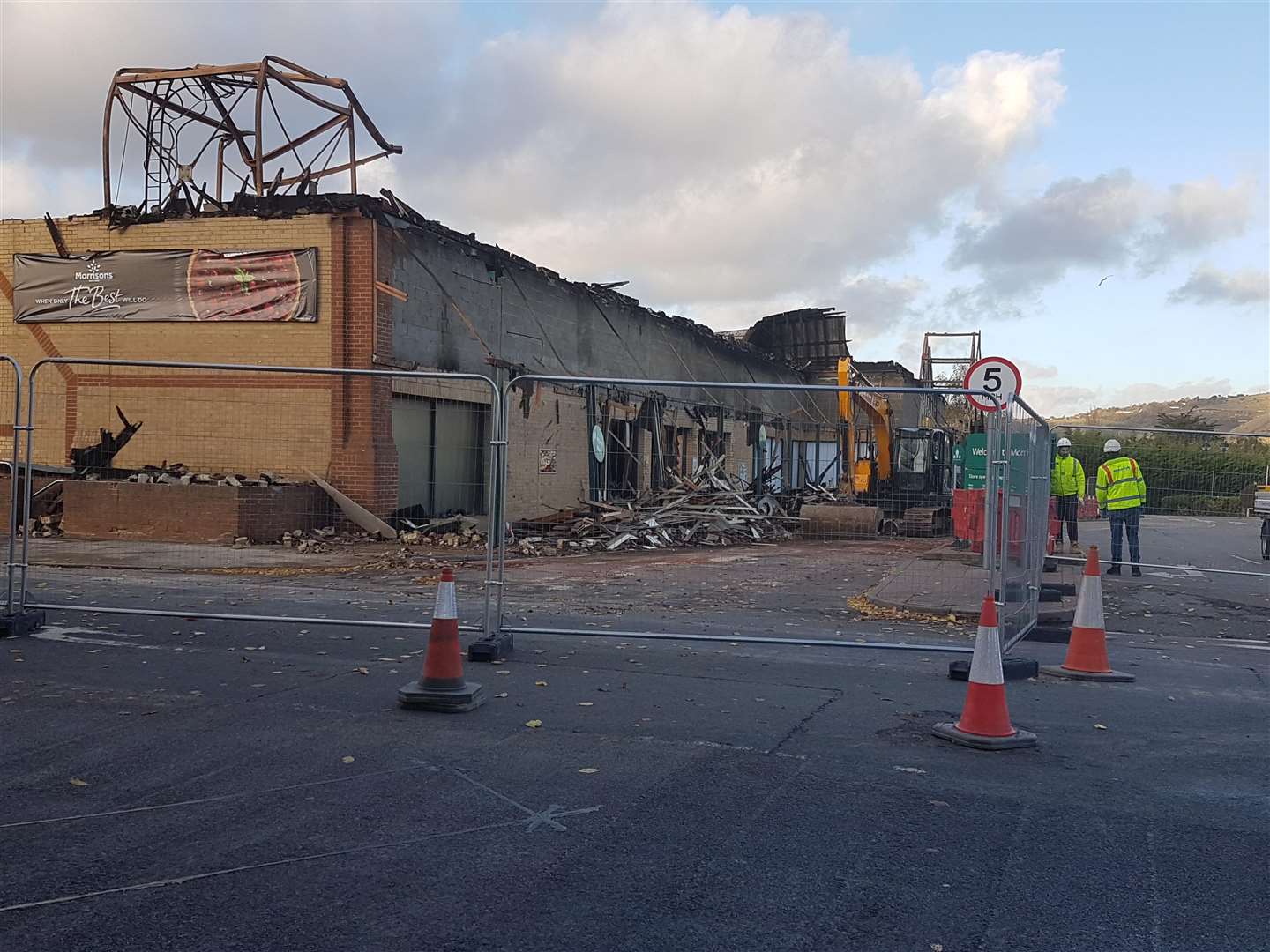 Morrisons aftermath - Folkestone (5325649)