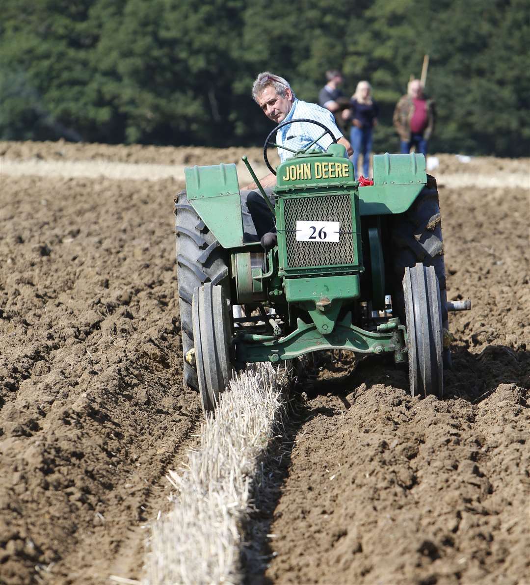 Ploughing patience at a previous Weald of Kent Ploughing Match Picture: Andy Jones
