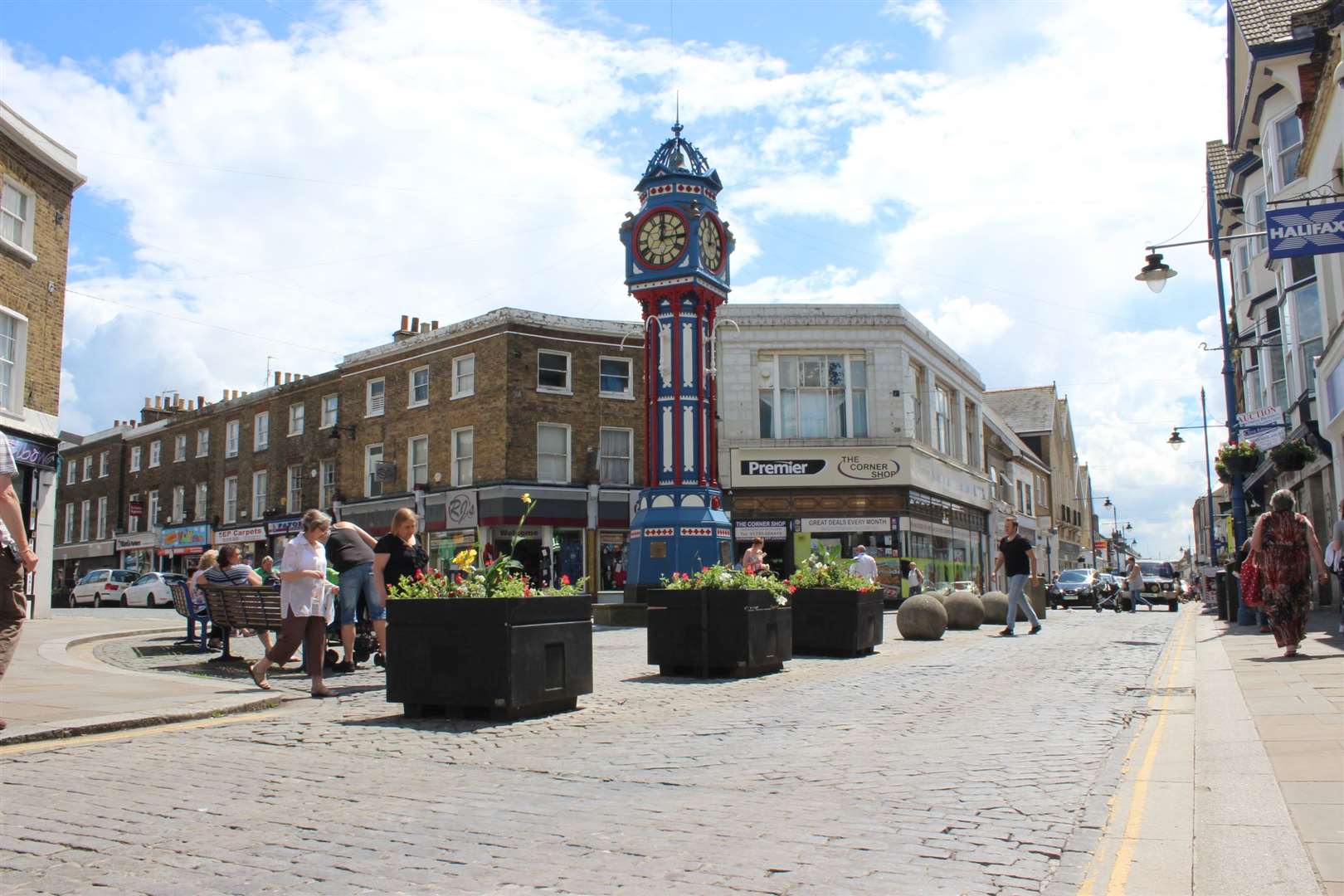 Sheerness High Street with no traffic