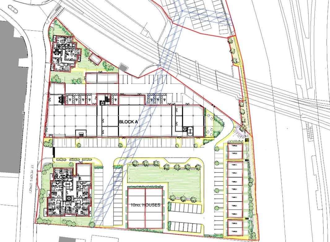 Homes plan revealed for Powerhub building in St Peter’s Street, Maidstone