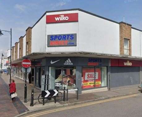 Sports Direct in Gillingham High Street. Picture: Google Maps