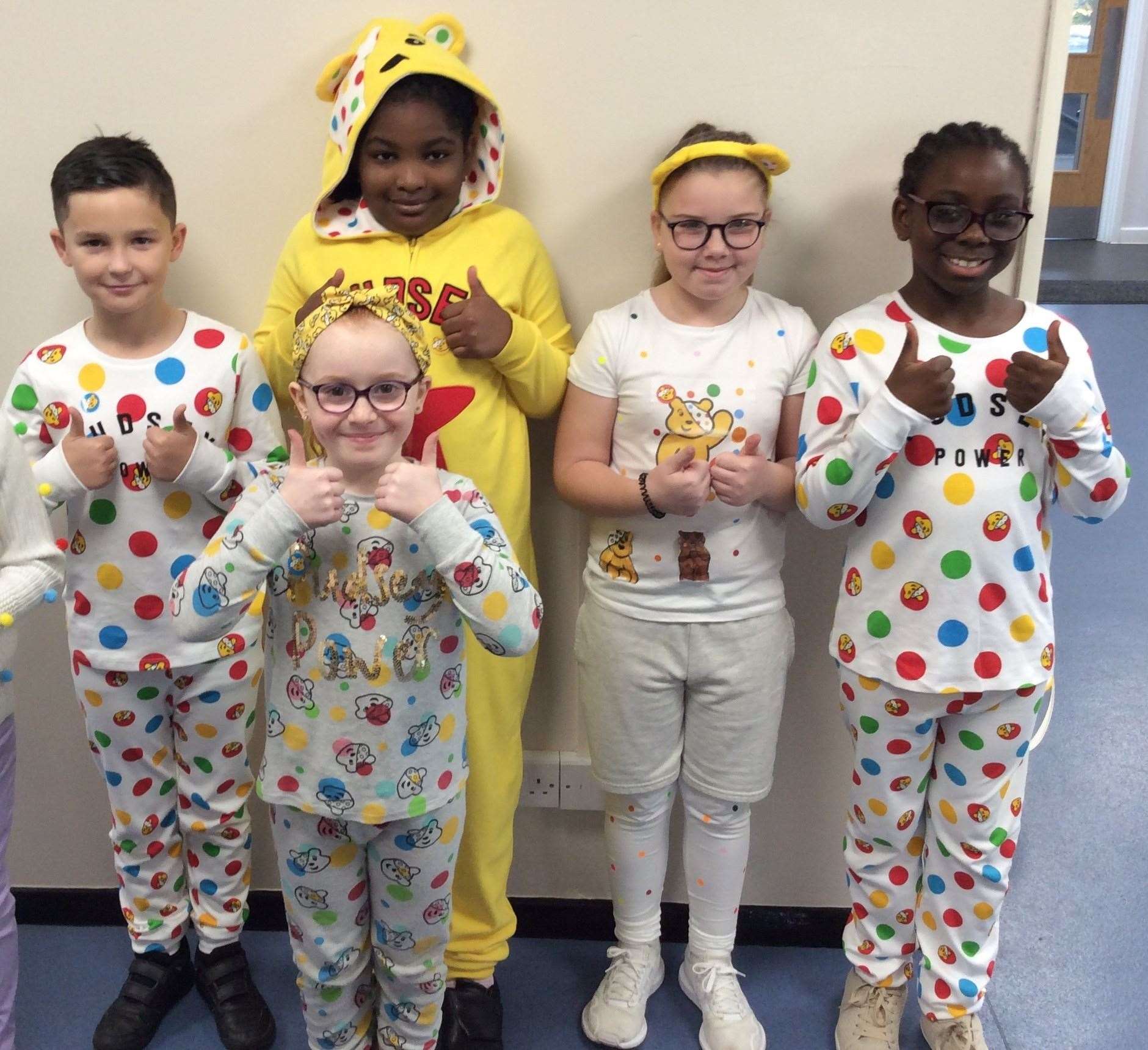 St John's school had a non-uniform day for Children in Need