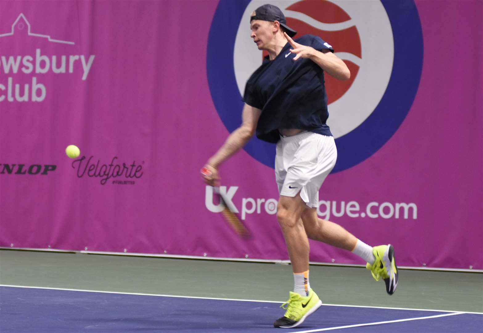 Anton Matusevich on his way to victory over Henry Patten on Sunday. (53065709)