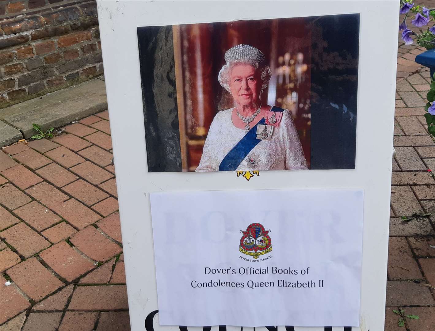 The official Dover book of condolence has opened at the town council offices