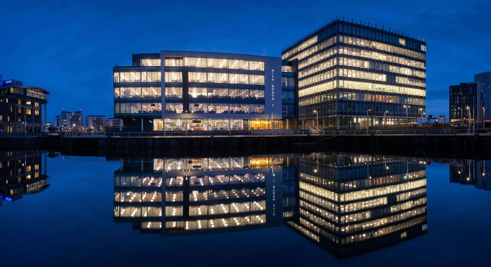 The debate took place at UTV’s City Quays 2 studios (Alamy/PA)