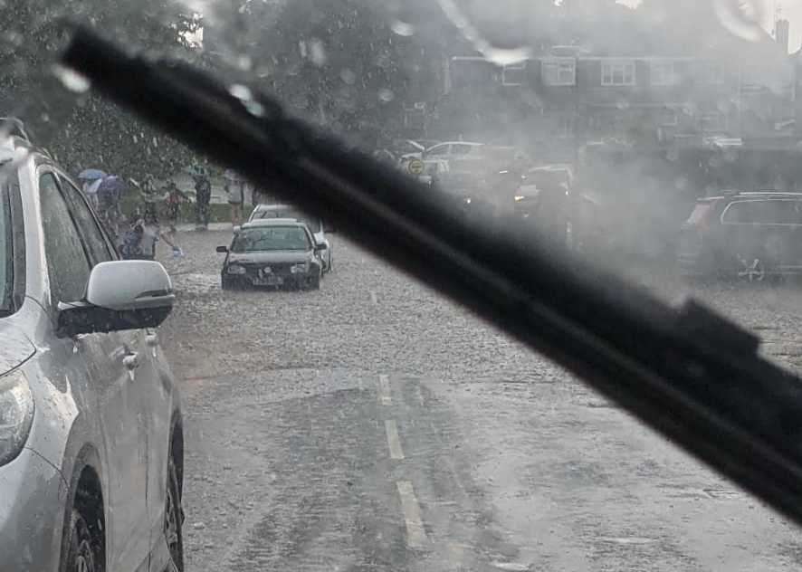 The county was hit with flash floods last week