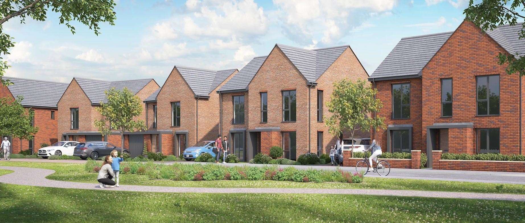The homes will be built between Manston Court Road and Haine Road. Picture: Rooksmead