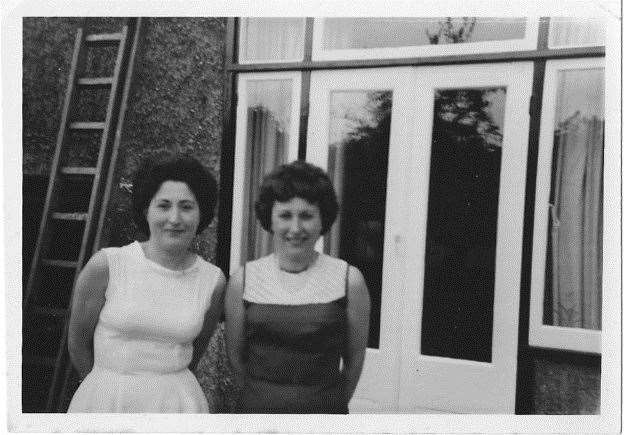 Trudie and Lily who were teenagers during the Second World War. Photo: Steve Franks