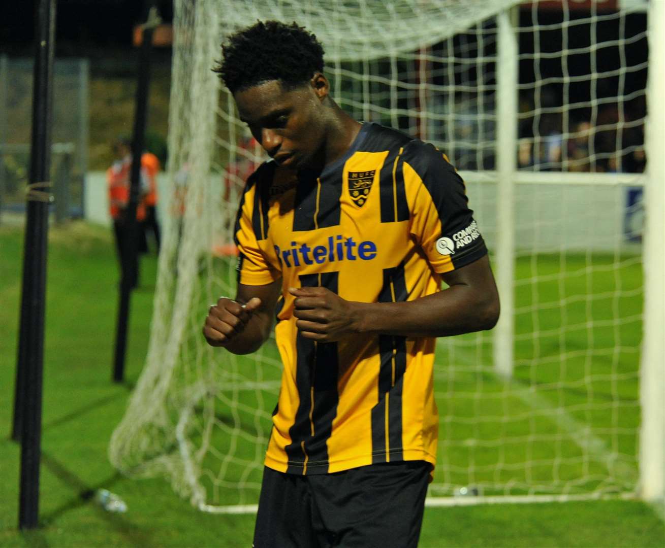 Jordan Wynter helped Maidstone win at Dagenham Picture: Steve Terrell