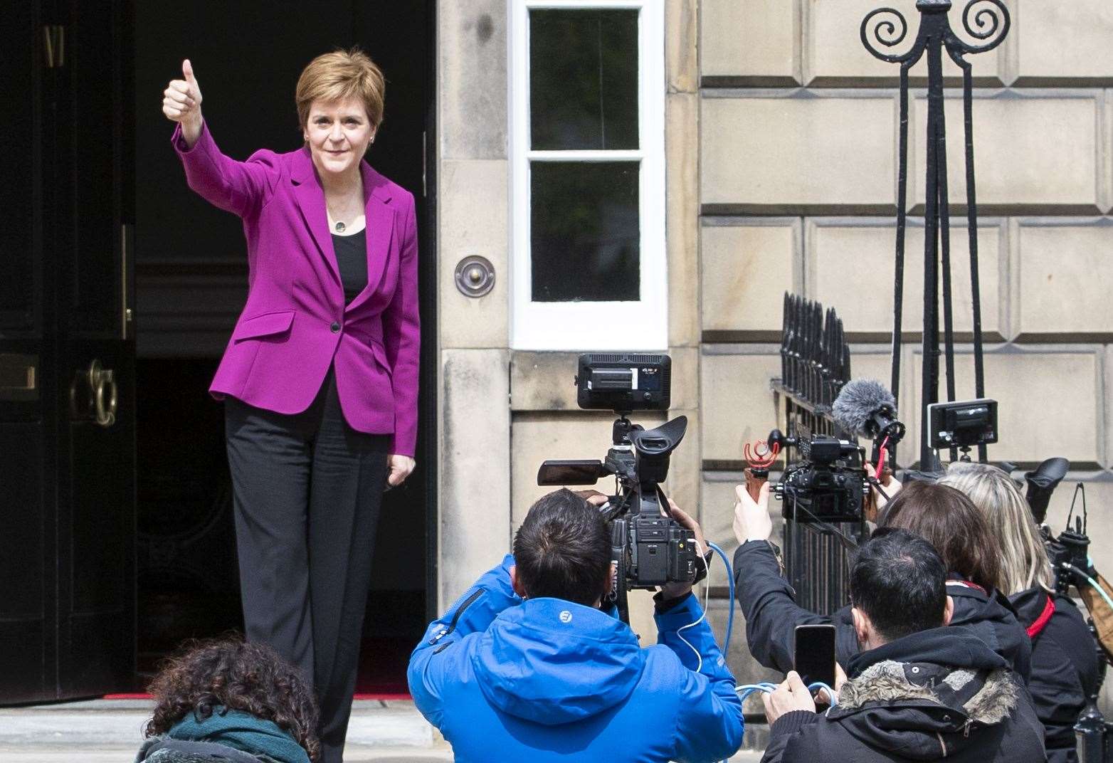 Nicola Sturgeon is expected to hold a coronavirus briefing on Tuesday (Jane Barlow/PA)