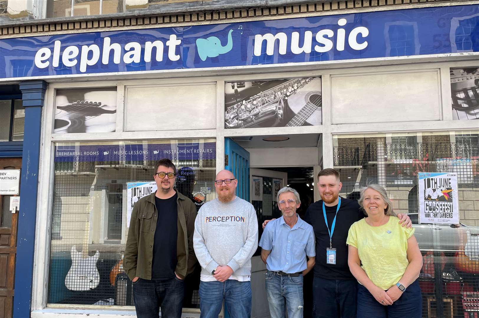 Harmer Street’s Elephant Music in Gravesend town centre closed earlier this year