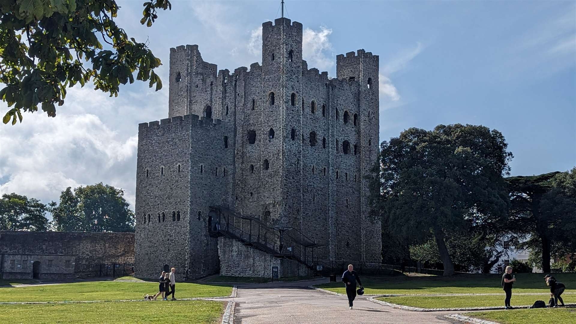 The keep of Rochester Castle
