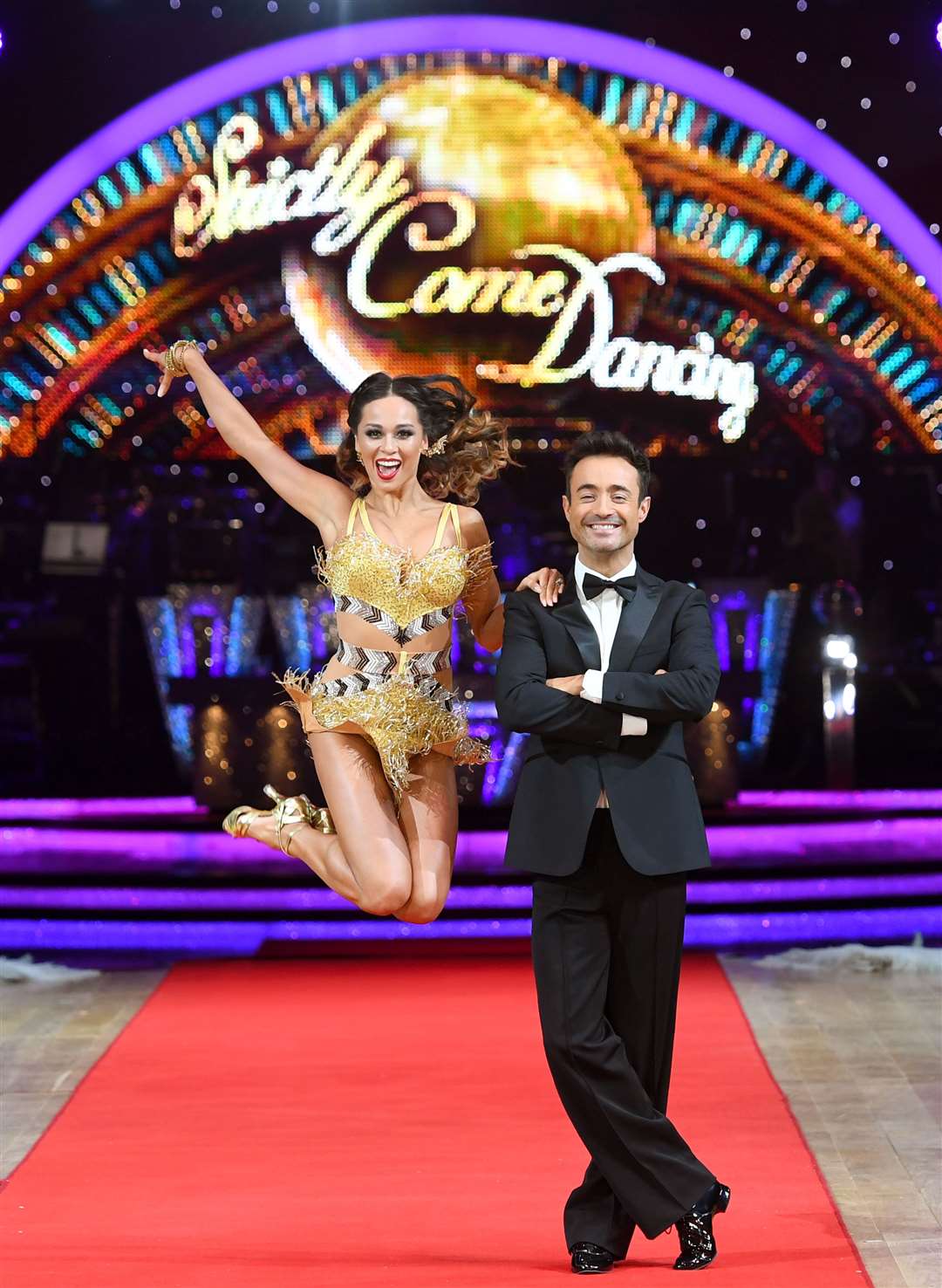 Joe McFadden and Katya Jones won Strictly in 2017 (Joe Giddens/PA)