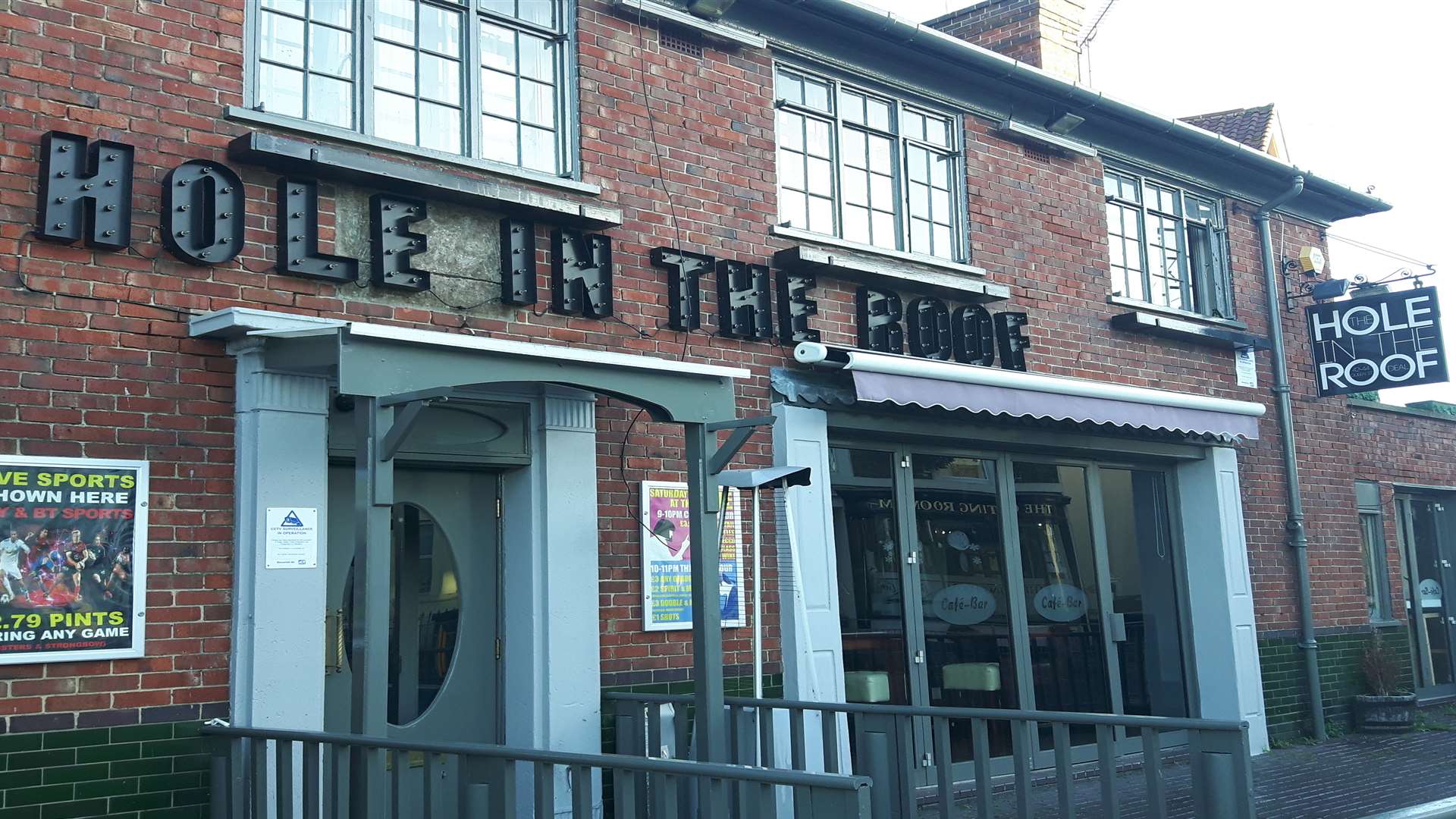 The Hole in the Roof in Queen Street, Deal, was evacuated on Boxing Day