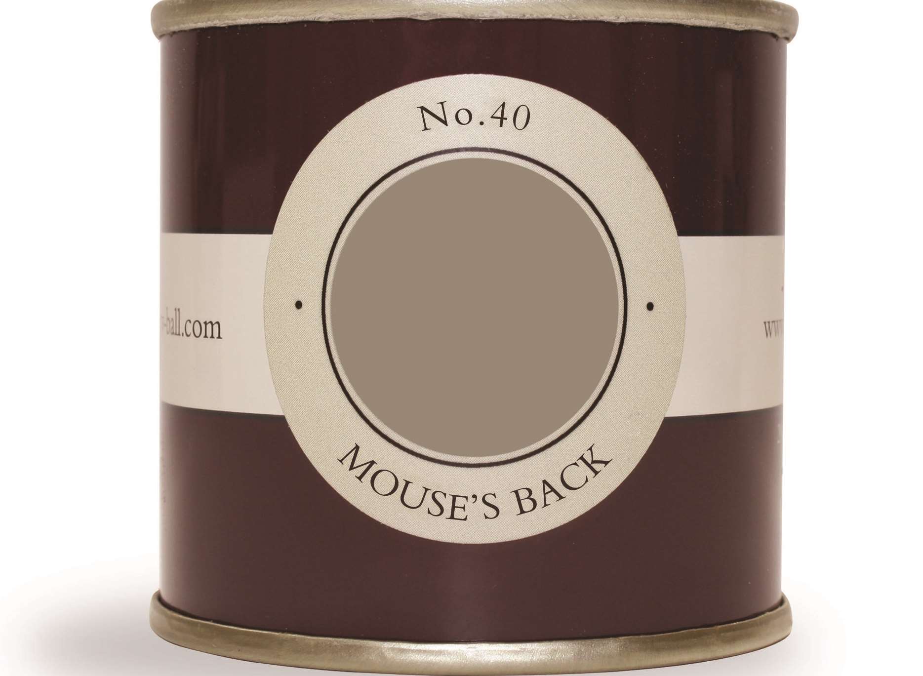 Farrow & Ball’s Wimborne White and Mouse’s Back