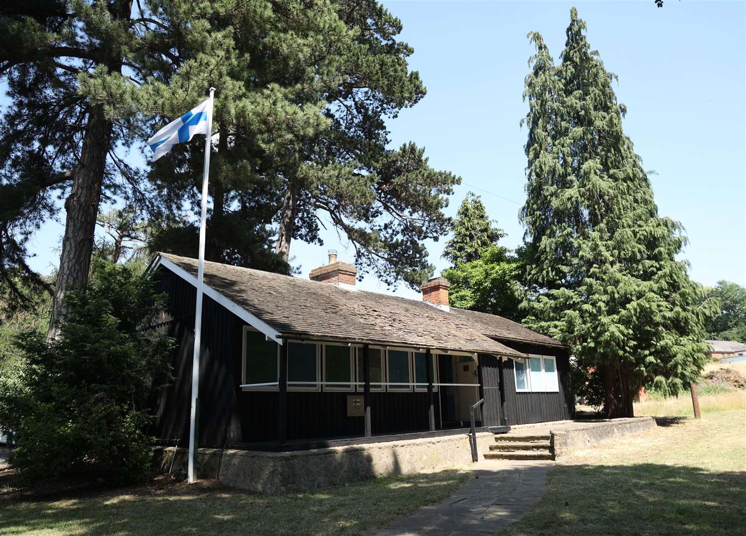 The Finnish Olympic sauna at Aylesford. Picture: British Sauna Society