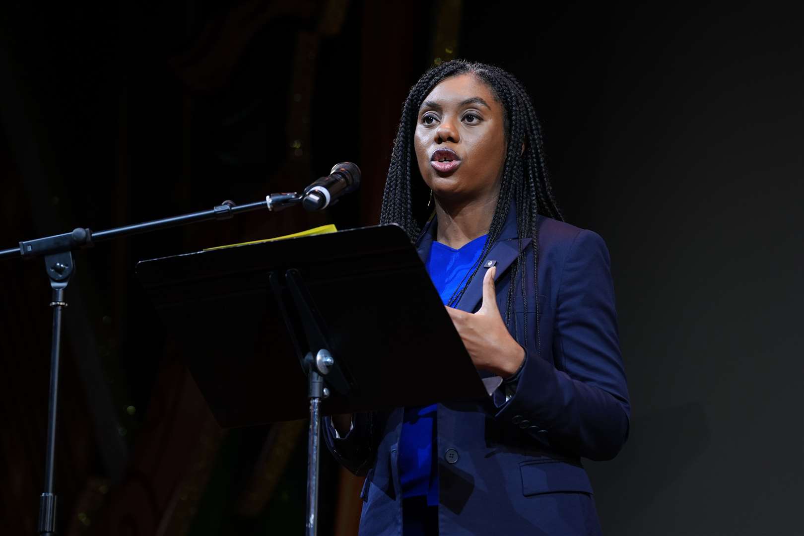 Conservative leader Kemi Badenoch said that ‘2025 must be the year that the victims start to get justice’ (Lucy North/PA)