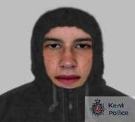 Police are looking for this man after an armed robbery in Chatham High Street this week. Picture: Kent Police (29227568)