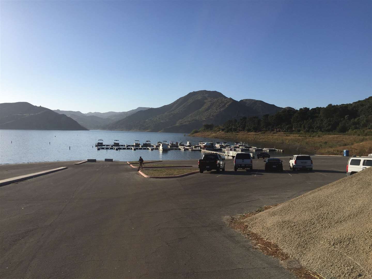 Lake Piru in California (Keiran Southern/PA)