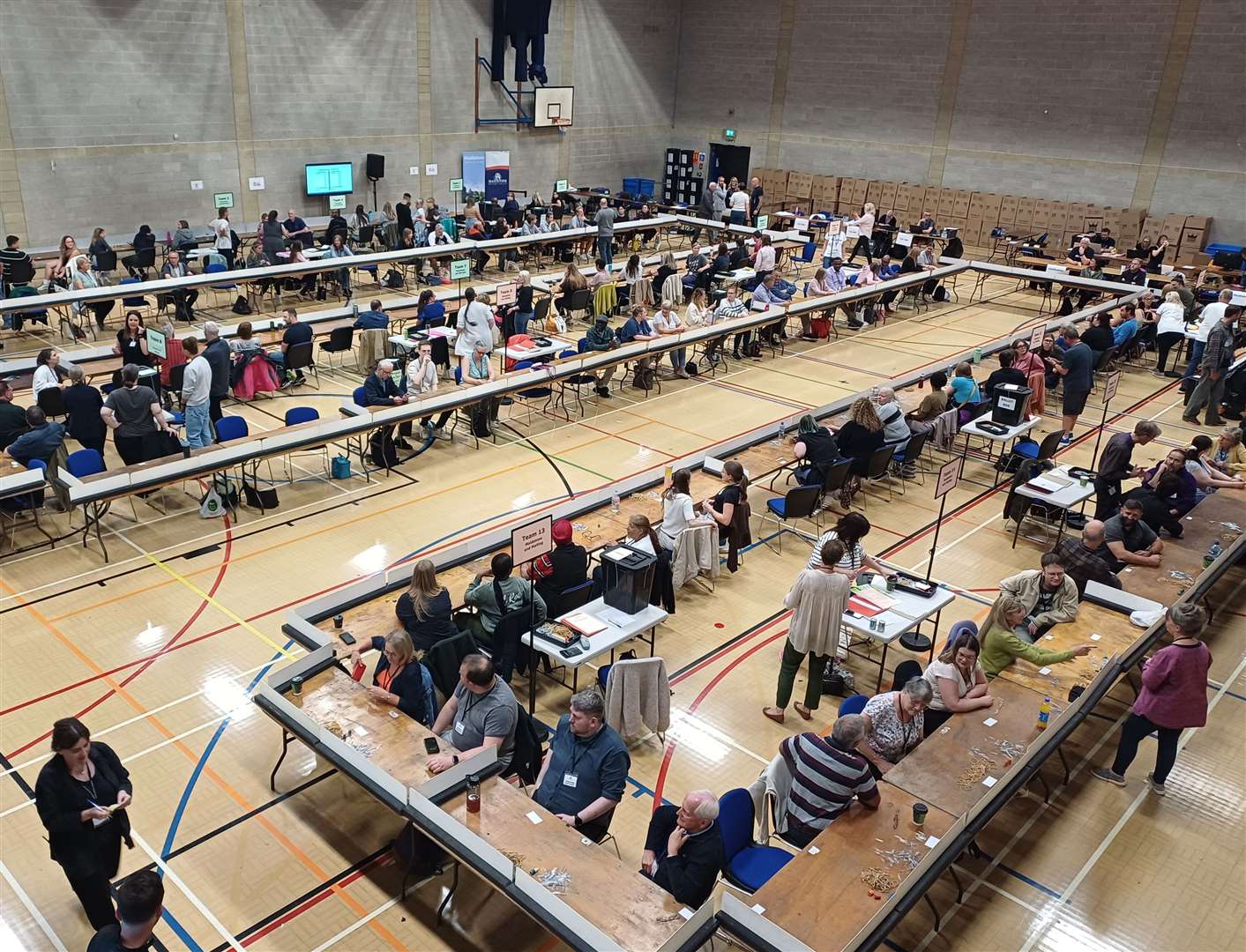 Votes have been counted overnight in seats across the county, including in the Faversham and Mid Kent constituency