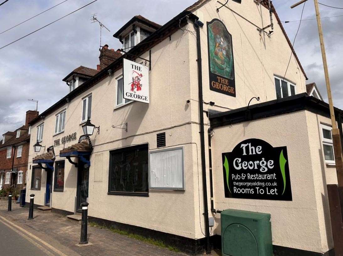 The former George pub on Benover Road, Yalding
