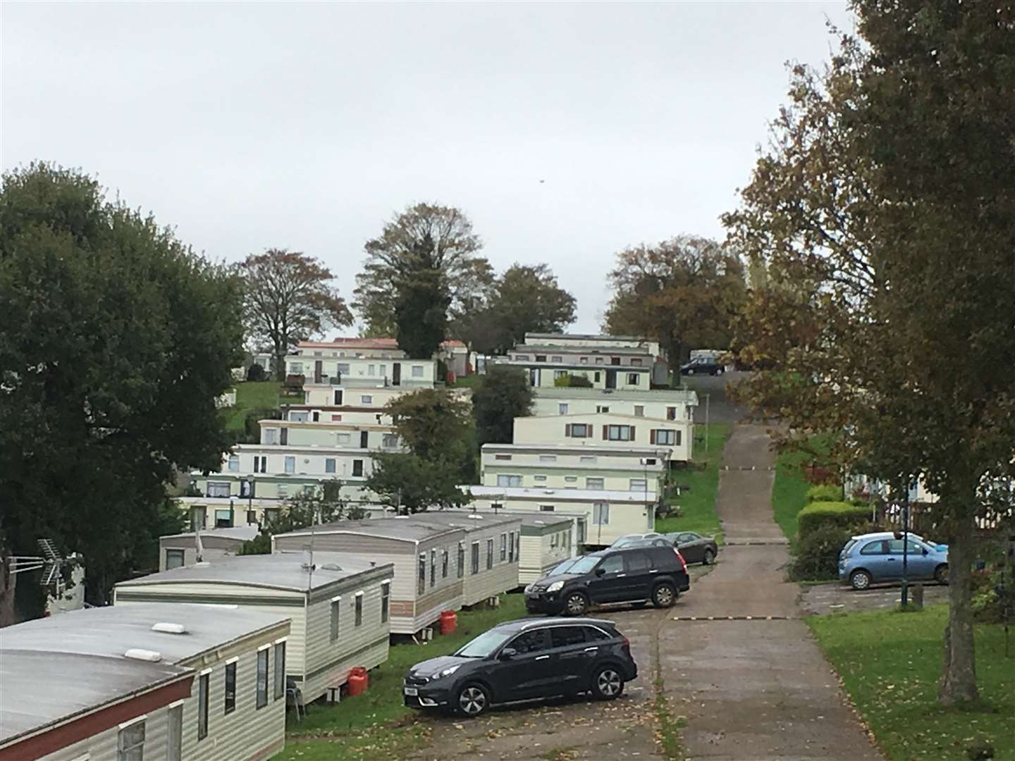 Caravans at Elmhurst Caravan Park, Second Avenue, Eastchurch