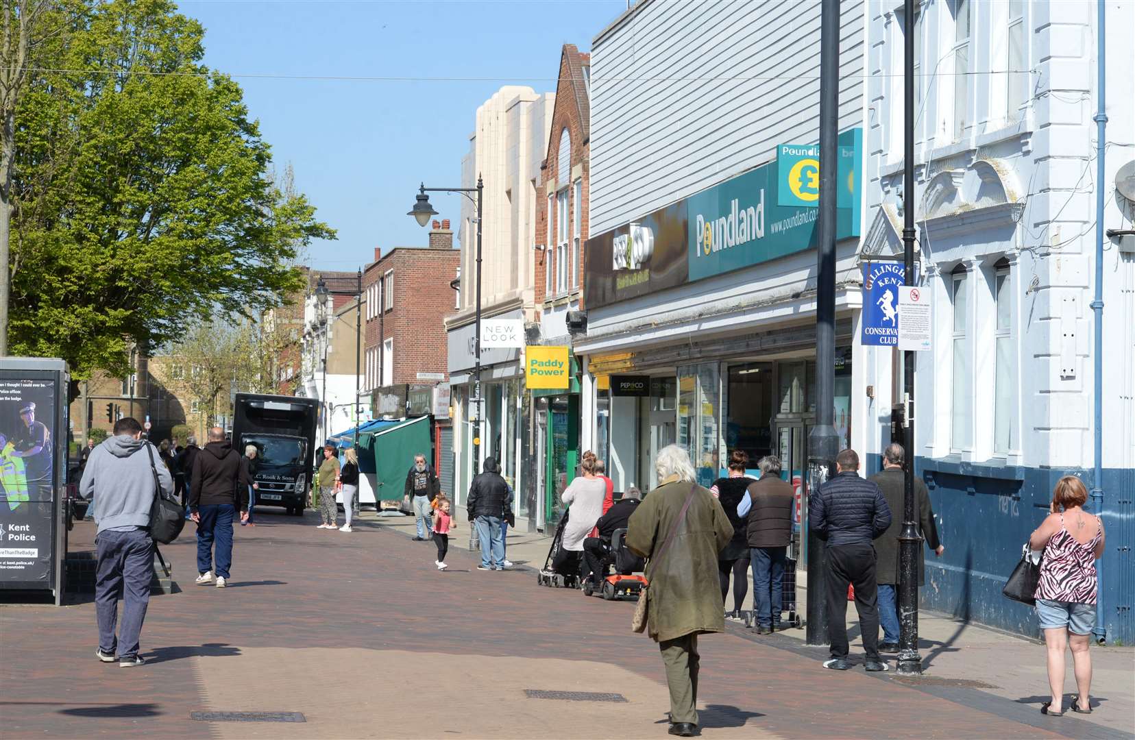 The alleged robbery took place in Gillingham High Street. Stock picture