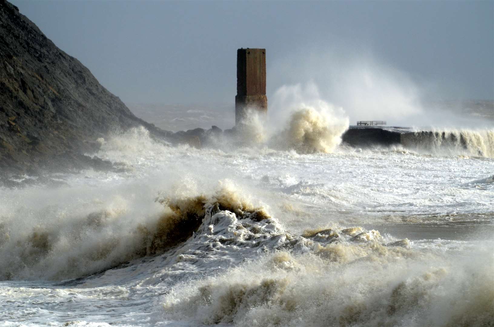 The Sunny Sands during choppy conditions