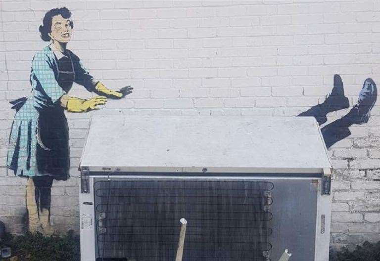 The Margate Banksy, Valentine's Day Mascara. Picture: Danielle Quinn