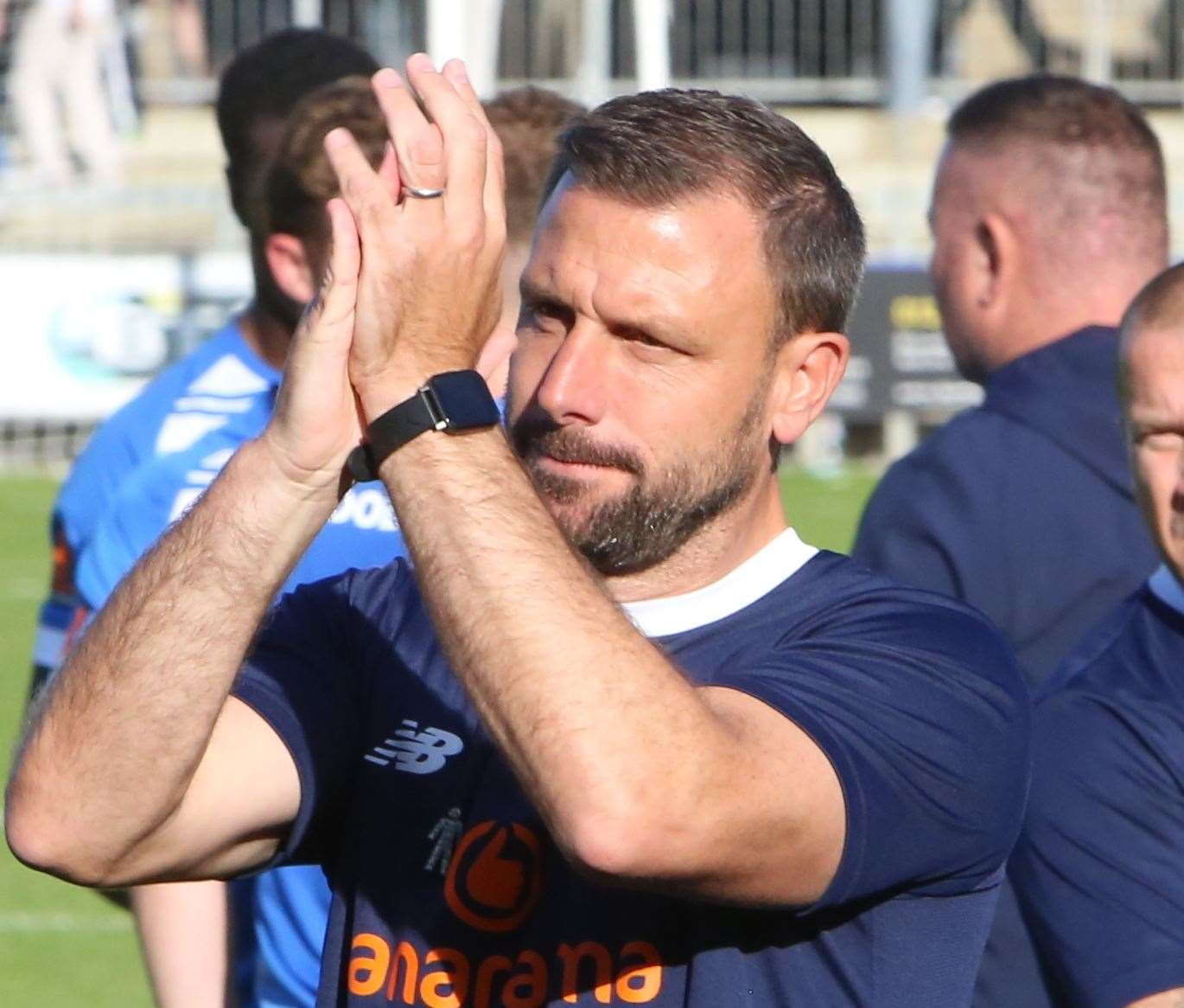 Tonbridge Angels manager Steve McKimm Picture: Dave Couldridge