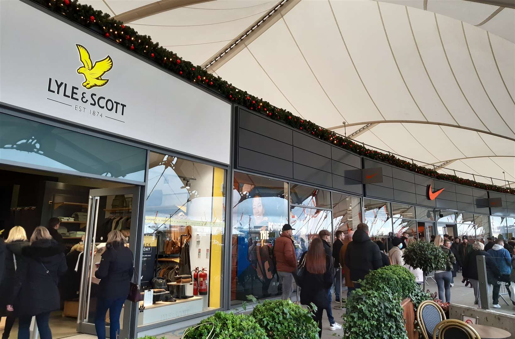 Lyle & Scott and Caffe Nero will both move to allow Nike to expand