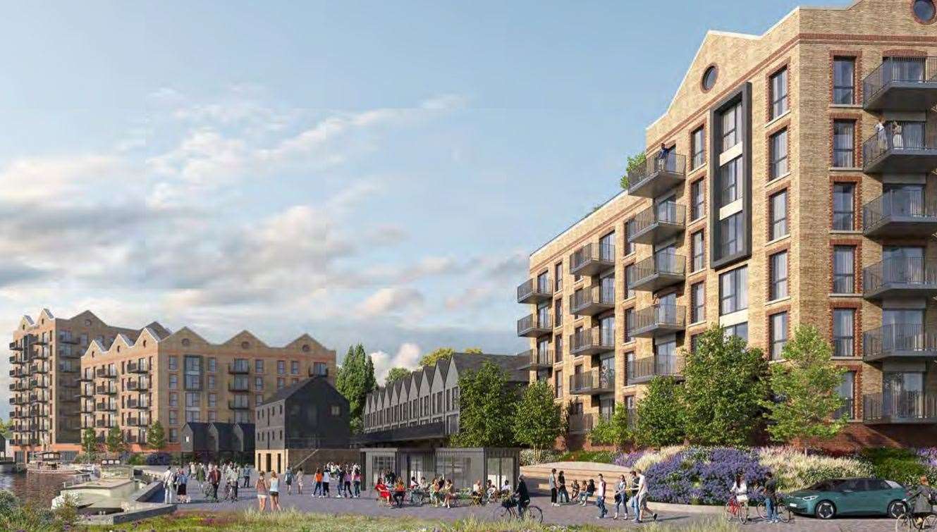 How Lloyd’s Wharf could look if the proposal gets the green light. Picture: Essential Land