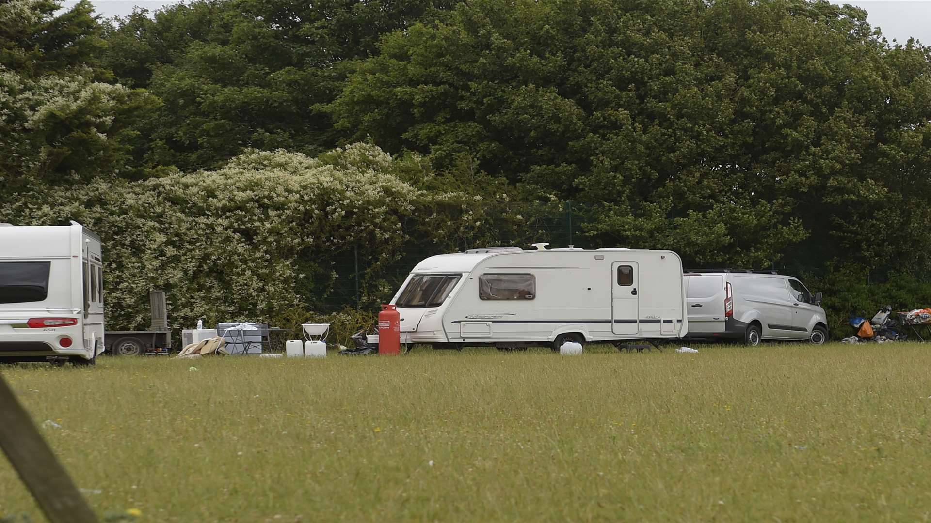 Travellers on Jackey Baker's field, Ramsgate