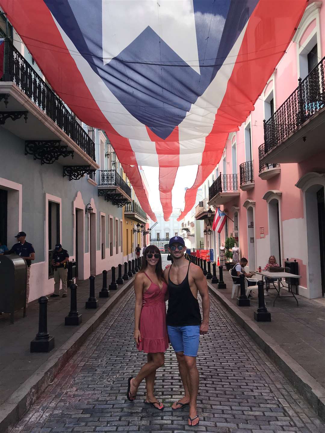 Ms Carrick, left, is a dancer who has been stranded on a cruise ship in the Bahamas for more than a month (Family handout/PA)