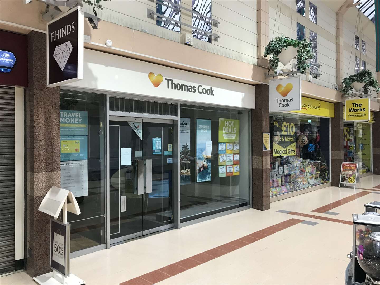 Thomas Cook in The Forum, Sittingbourne