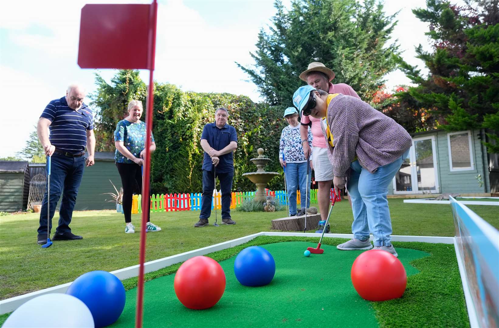 David Lawrence is opening his golf course to local organisations which help people who live with disabilities and complex needs (Andrew Matthews/PA)