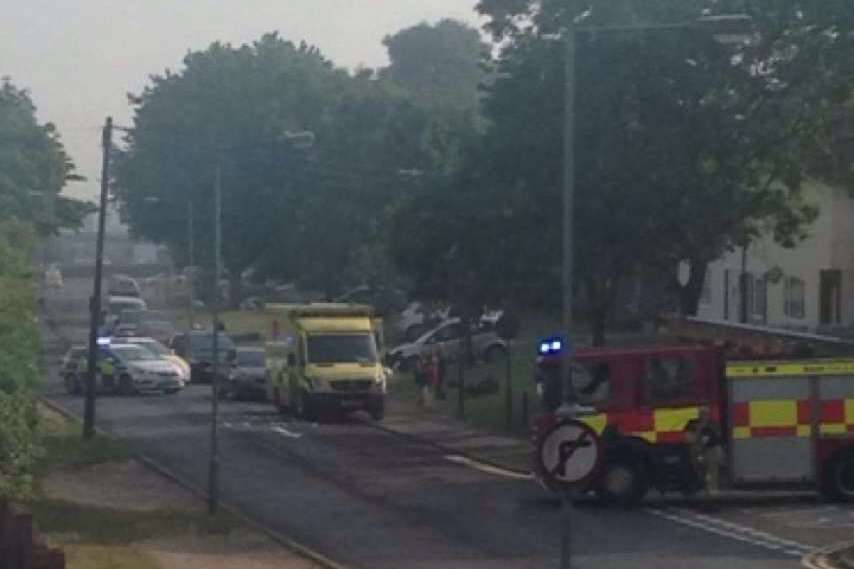 The crash happened in Featherby Road.