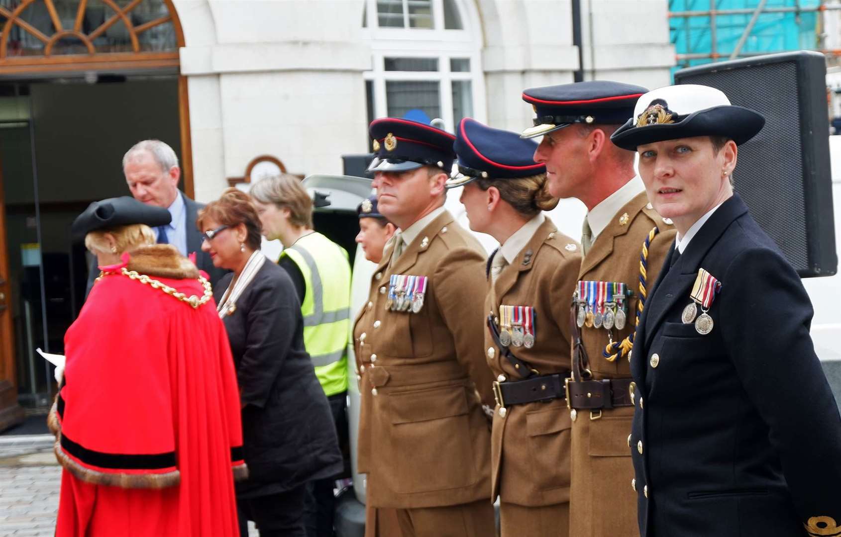 There were plenty of medals on display Picture by Sarah Jane Adams