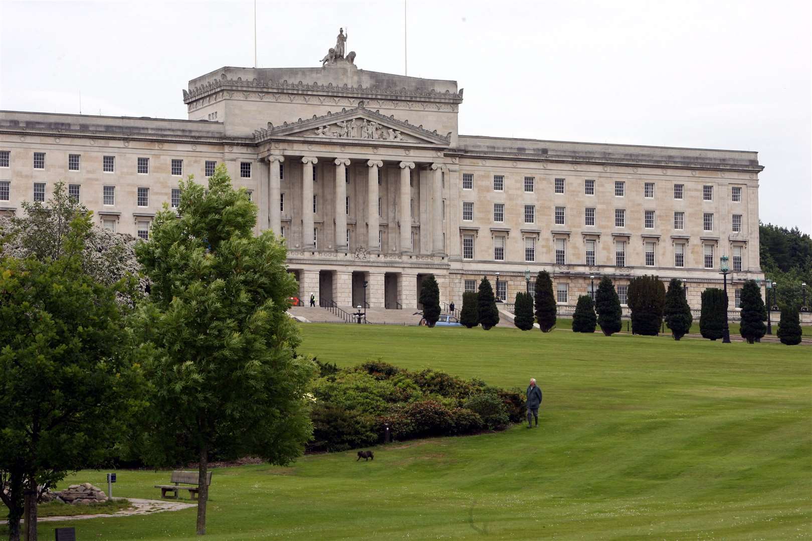 Edwin Poots indicated there could be progress on his party’s return to powersharing if the Bill succeeds (Paul Faith/PA)