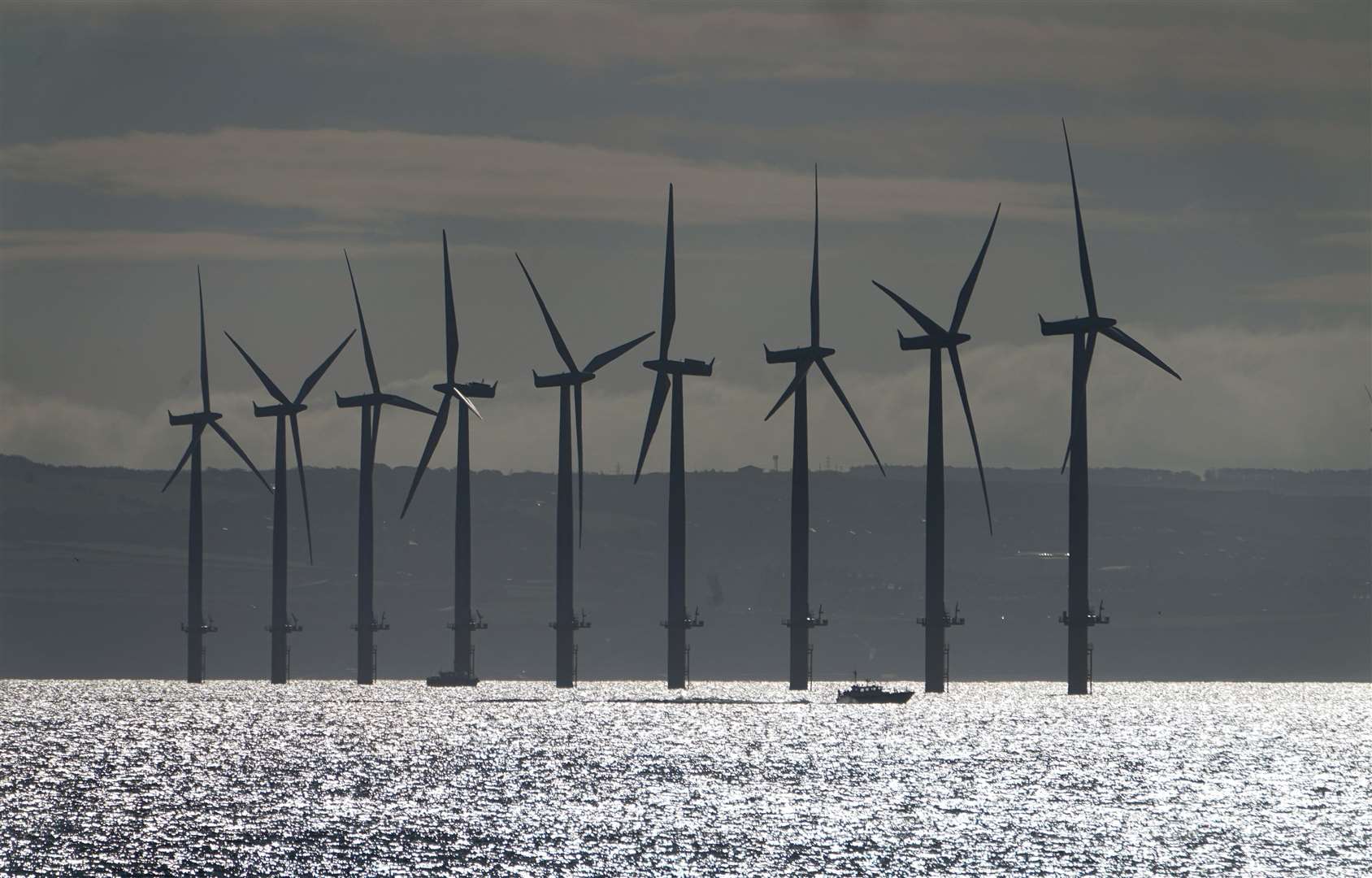 Teesside Wind Farm near the mouth of the River Tees (Owen Humphreys/PA)