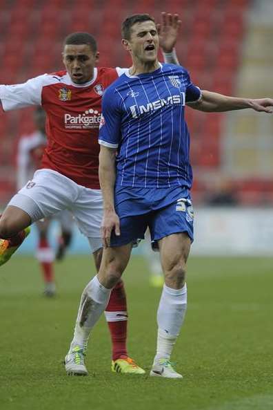 John Mousinho pulls up at Rotherham Picture: Barry Goodwin