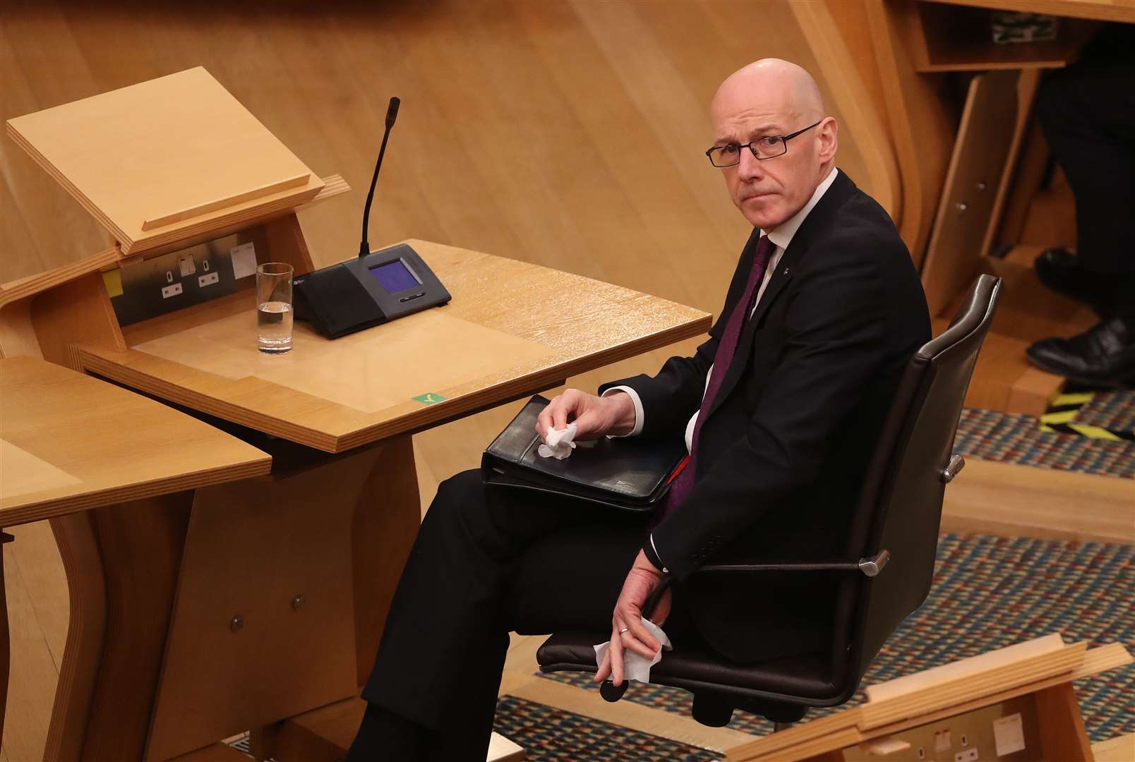 Deputy First Minister John Swinney said an independence referendum would give Scotland the opportunity to choose how to rebuild after Covid-19 (Andrew Milligan/PA)