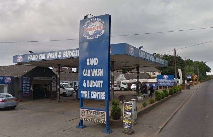 Hersden Car Wash. Pic: Google Maps (14185839)