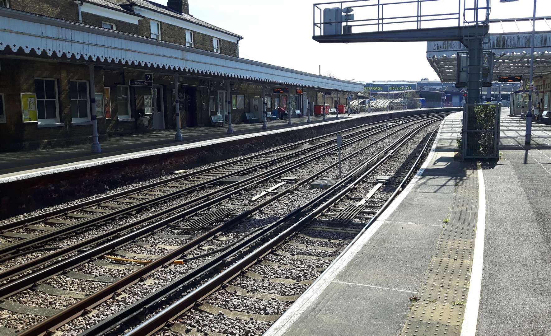 Worn rail tracks will also be replaced at Maidstone West